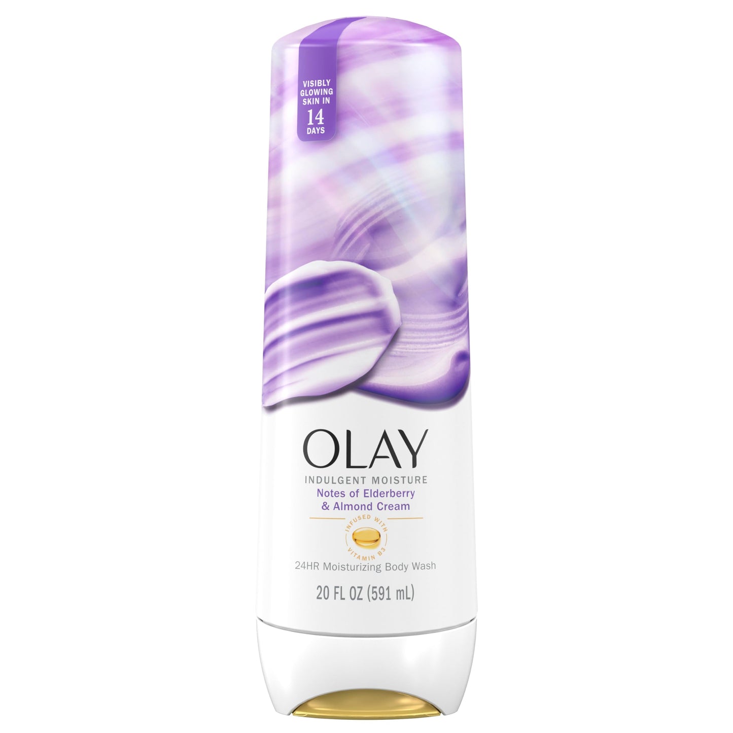 Olay Body Wash for Women, Indulgent Moisture, 24hr Moisturizing & Nourishing Formula, Infused with Vitamin B3 Complex, Luxurious Fragrances