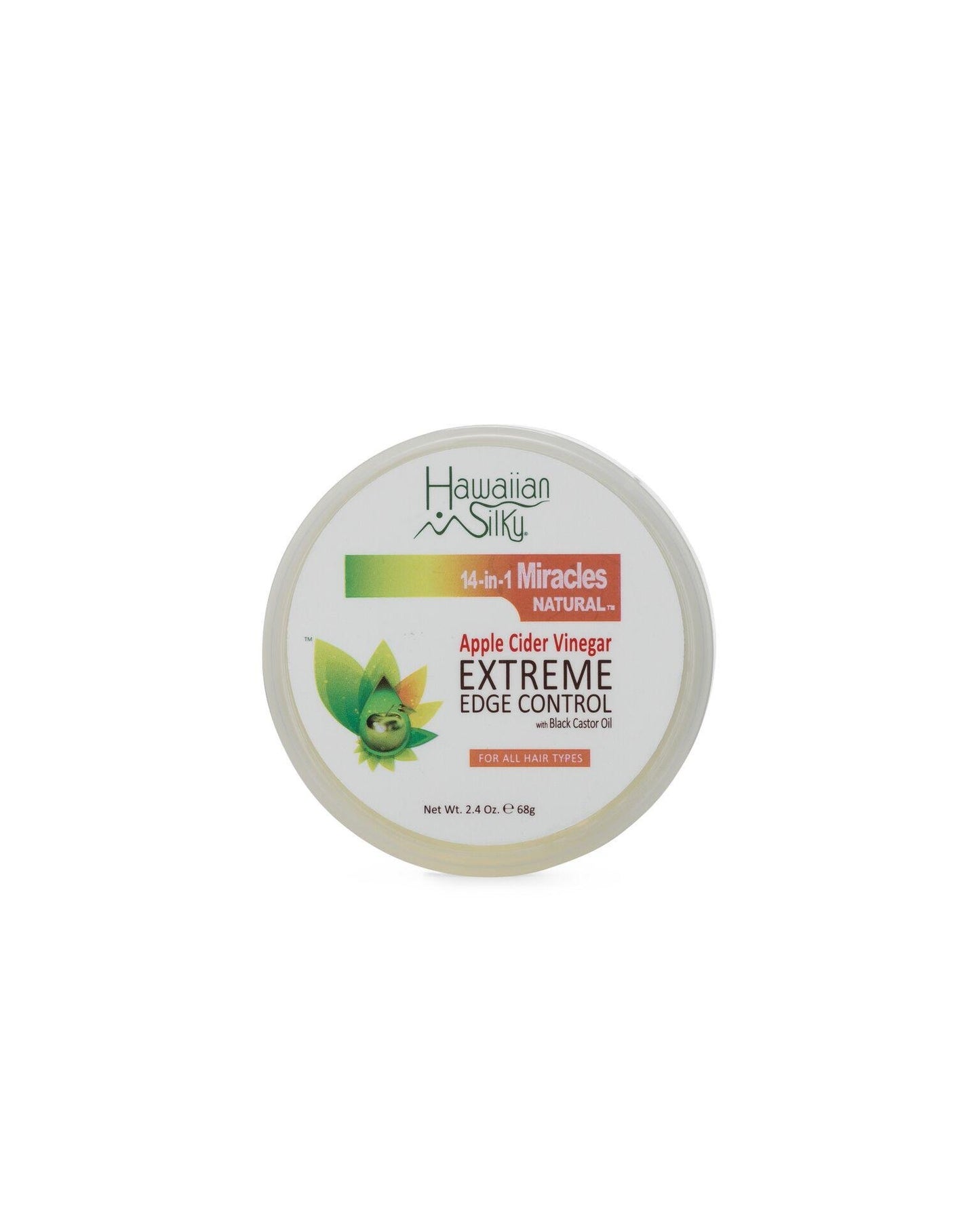 Hawaiian Silky Hawaiian silky 14-in-1 miracles extreme edge control 2.4 ounce, White, 2.4 Ounce
