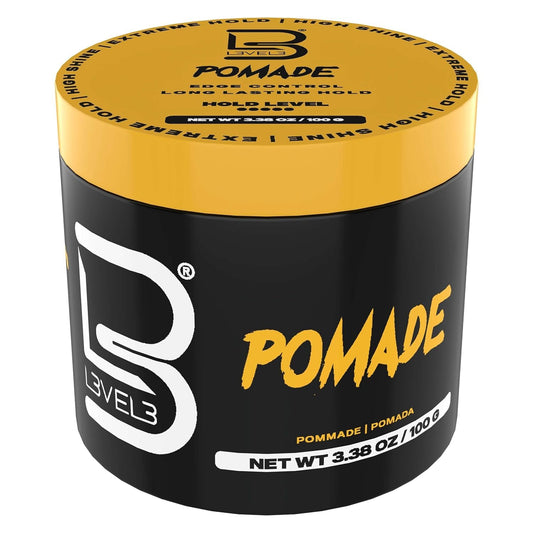L3 Level 3 Pomade - Improves Hair Strength and Volume Long-Lasting Hold