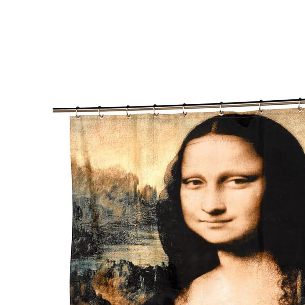 Carnation Home Fashions "Mona Lisa Fabric Shower Curtain