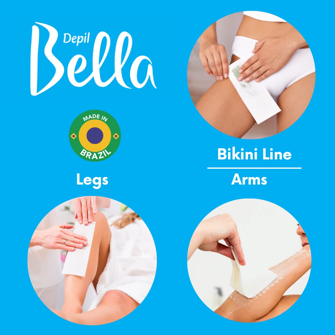 Depil Bella Roll On Wax Honey and Propolis Depilatory - Body Waxing, Hair Removal Wax-Cartridge - For Men and Women - Home Self Waxing - Sensitive Beauty and Personal Care DEPIL BELLA