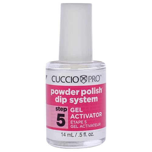 Cuccio Colour Powder Polish Dip System Step 5 Specially Formulated Resins - Vibrant Finish With Flawless, Rich Color And Durability - Gel Activator Beauty & Personal Care Cuccio