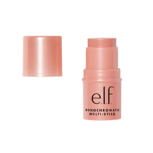 e.l.f. Monochromatic Multi Stick, Luxuriously Creamy & Blendable Color, For Eyes, Lips & Cheeks, Glistening Peach, 0.17 Oz (5g) Beauty & Personal Care e.l.f.