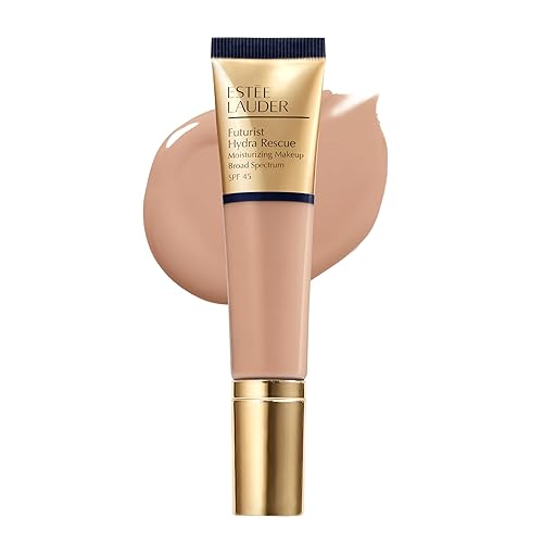 Estée Lauder Futurist Hydra Rescue Moisturizing Foundation Makeup SPF 45 for a 12-Hour Glow, 1.2 Fl Oz, 3N2 Wheat