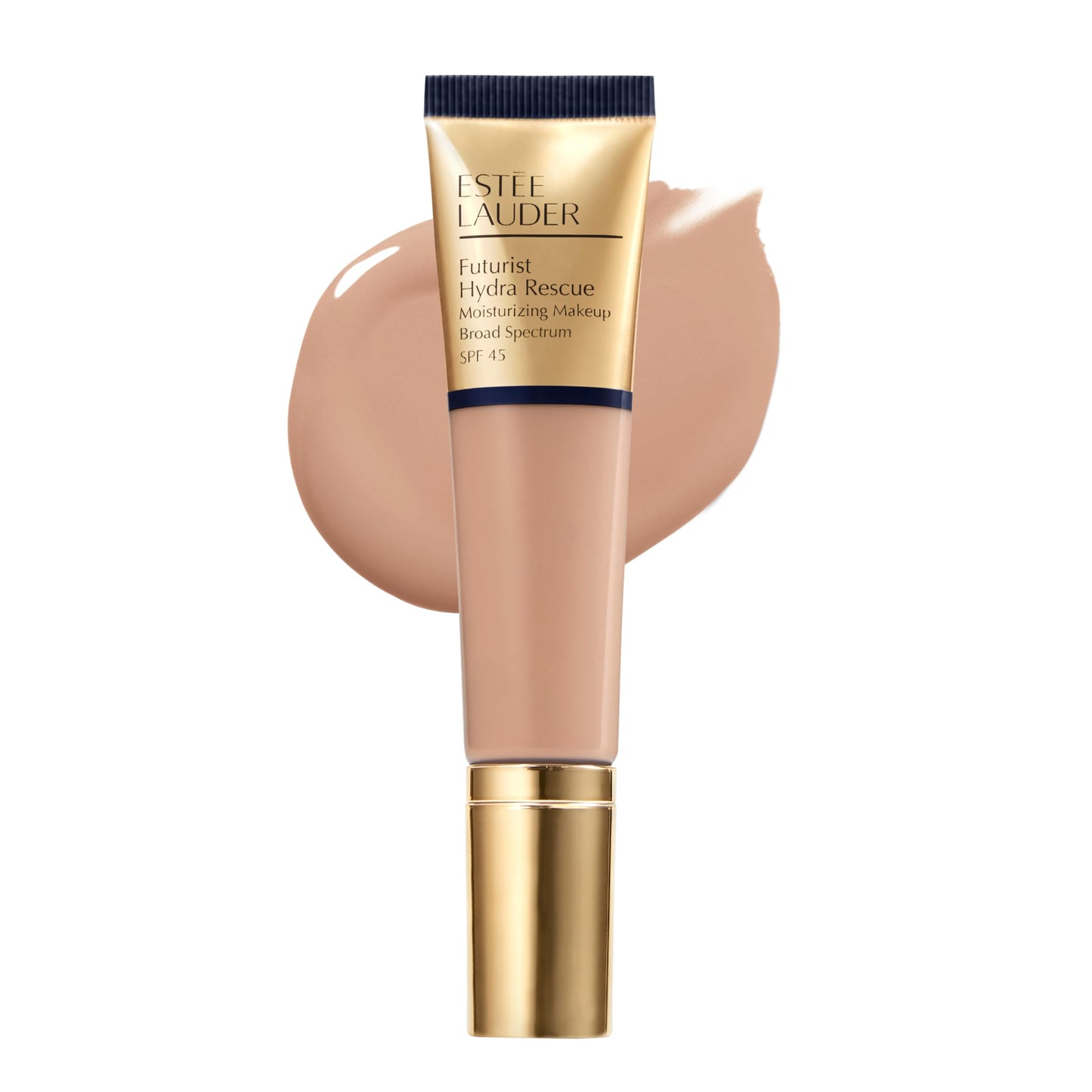 Estée Lauder Futurist Hydra Rescue Moisturizing Foundation Makeup SPF 45 for a 12-Hour Glow, 1.2 Fl Oz, 3N2 Wheat