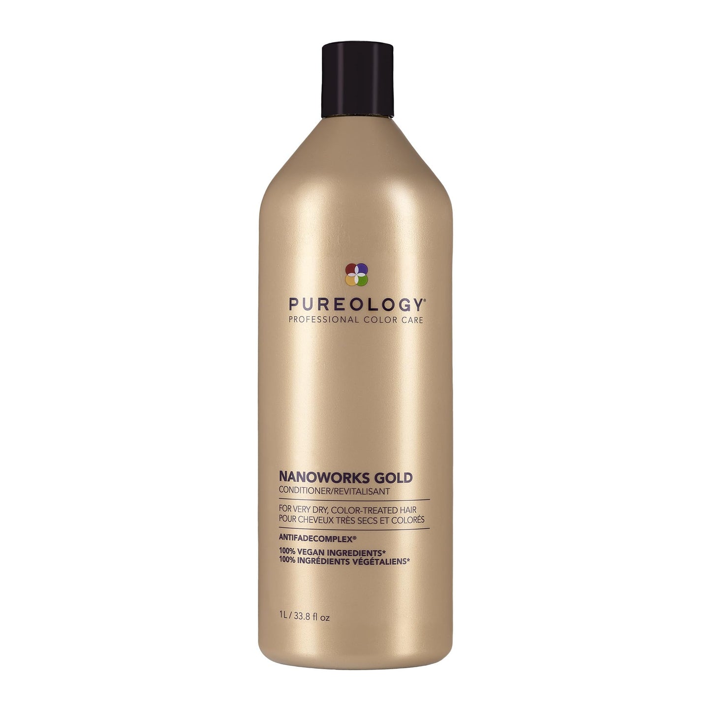 Pureology Nanoworks Gold Conditioner | For Very Dry, Color-Treated Hair | Restores & Strengthens Hair | Sulfate-Free | Vegan | Updated Packaging |