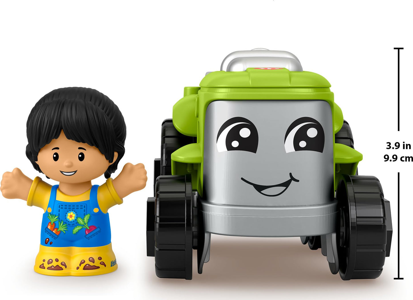 Fisher-Price Little People Toddler Toy Tractor and Farmer Character Figure for Preschool Pretend Play Kids Ages 1+ Years