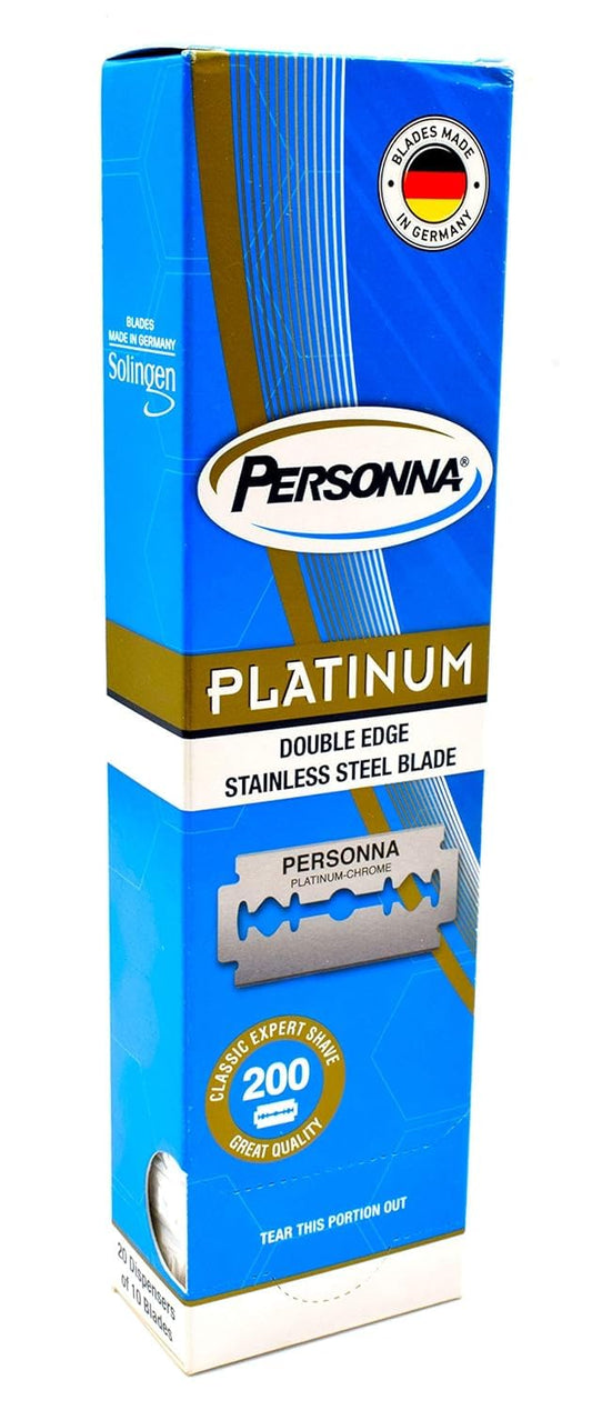 200 Personna Platinum Double Edge Razor Blades Beauty and Personal Care Personna