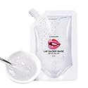 Transparent Lip Gloss ?Moisturize Lip Gloss Base, Lip Gloss Base Oil Material Lip Makeup Primers, Primer for DIY Handmade Lip Balms Lip Gloss