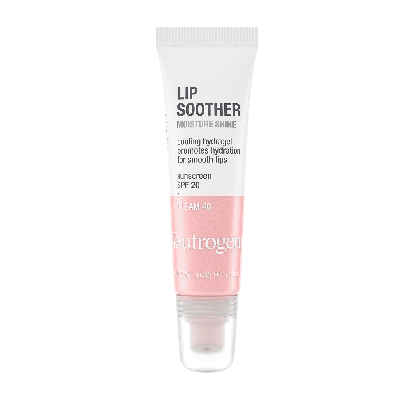 Neutrogena MoistureShine Lip Soother Gloss with SPF 20 Sun Protection, High Gloss Tinted Lip Moisturizer with Hydrating Glycerin and Soothing Cucumber