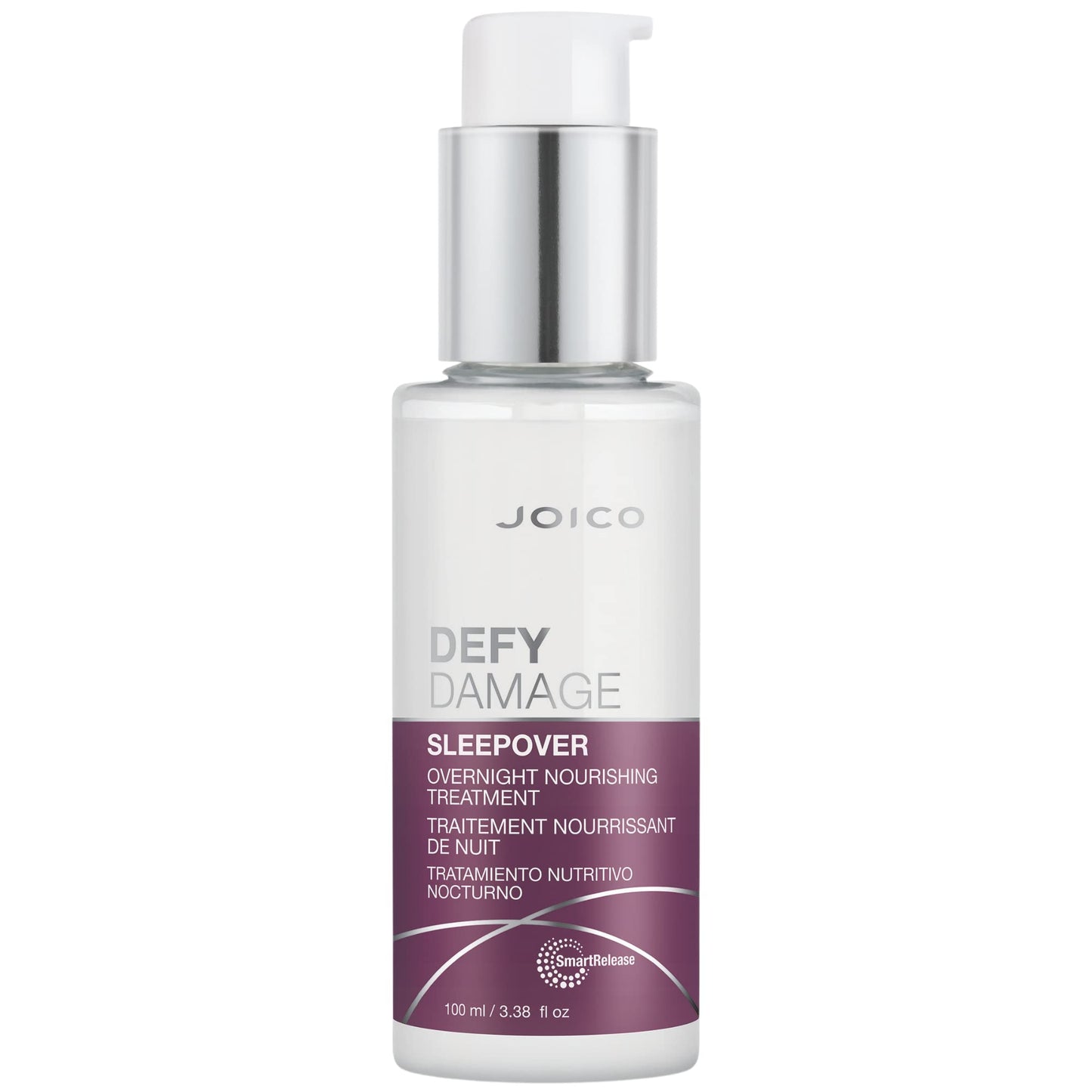 Joico Defy Damage Sleepover Overnight Nourishing Treatment | Instantly Softens & Smooths | Strengthen Bonds | Reduce Breakage & Split Ends | No Rinse