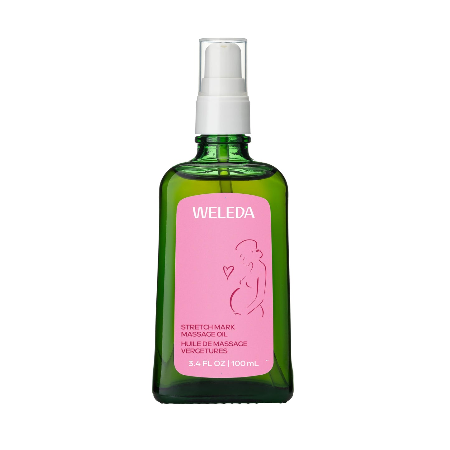 Weleda Stretch Mark Pregnancy Massage Oil, 3.4 Fluid Ounce, Plant Rich Oil with Vitamin E, Sweet Almond, Jojoba and Arnica Oils Beauty & Personal Care Weleda