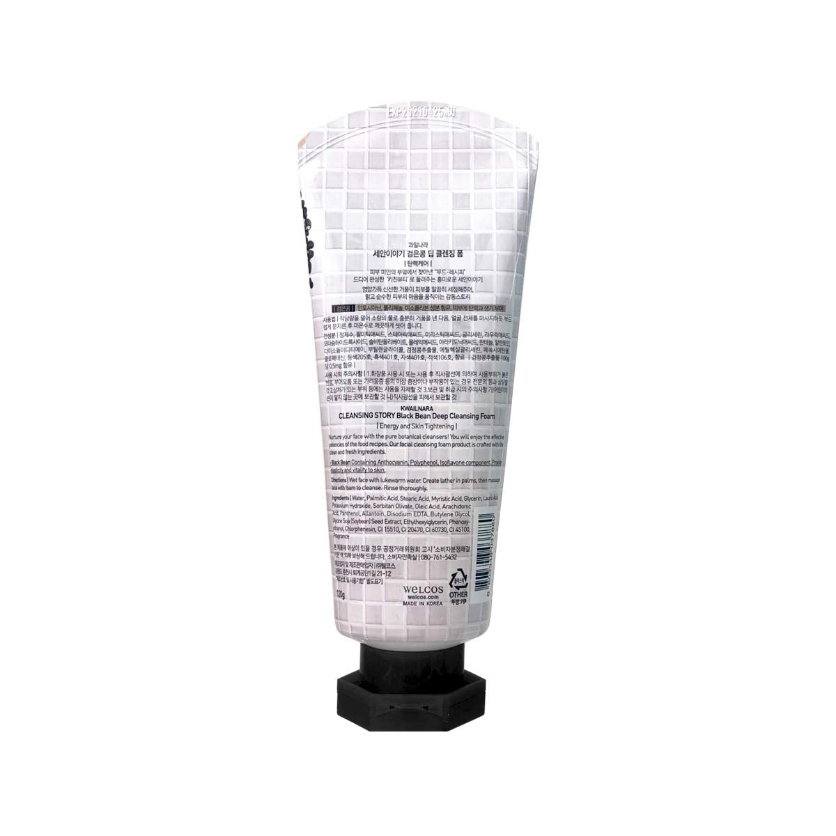 New Cleansing Story Natural Deep Facial Foam Cleanser - Black Bean by Kwailnara