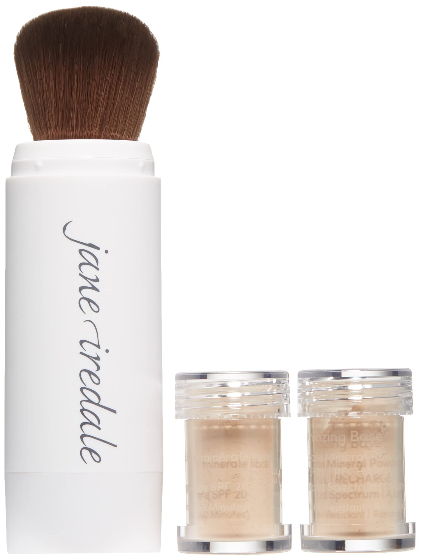 jane iredale Amazing Base Refillable Brush, Amber, 0.18 oz.