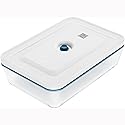 ZWILLING Fresh & Save Airtight Glass Food Storage Containers with Lids, Meal Prep Containers, One Size, La Mer