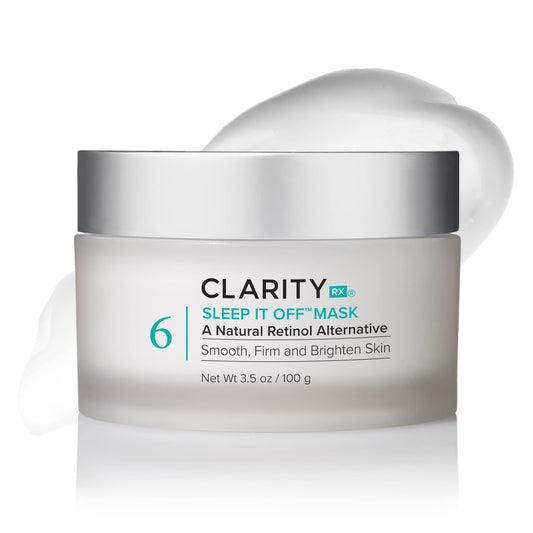 ClarityRx Sleep It Off Natural Retinol Alternative Overnight Treatment, Anti-Aging Face Mask, Natural Plant-Based Leave-On Moisturizer, Minimizes Dark