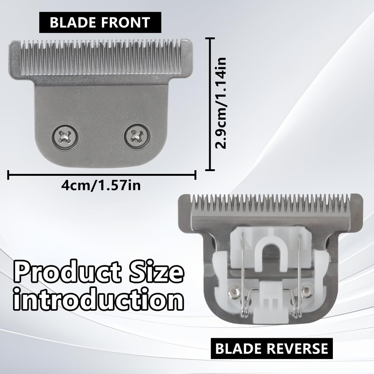 Upgrade 2-Pack Replacement Detachable T Blade for Wahl T Blades for Trimmer Models Beauty and Personal Care Suifaqi