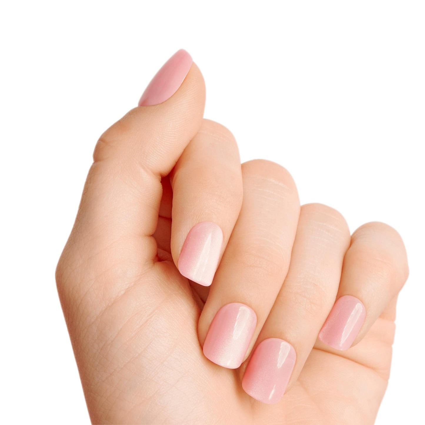 KISS colorFX by imPRESS Valentine’s Day Press On Nails, ‘Cherished’, Pink Short Squoval, IMPROVED adhesive, Up to 10-Day Hold, Nail Kit Includes 30 Beauty & Personal Care imPRESS