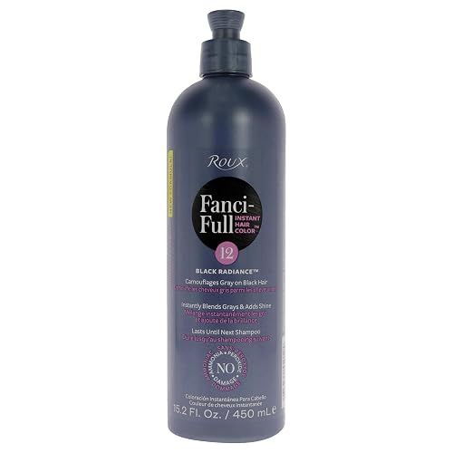 Roux Fanci-Full Rinse Instant Hair Color - 12 Black Radiance Hair Color Unisex 15.2 oz