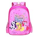 MY L. Pony Backpacks Bookbag Cute Pony Princess Style School Book Waterproof Multi Storey Bags
