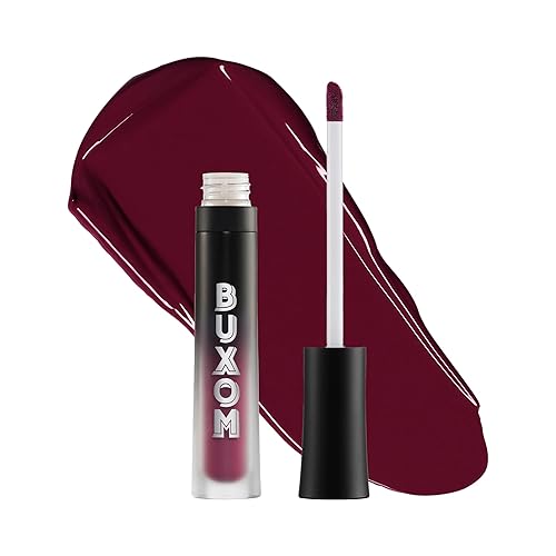 Buxom Full-On Plumping Liquid Matte Lipstick, Plum Queen