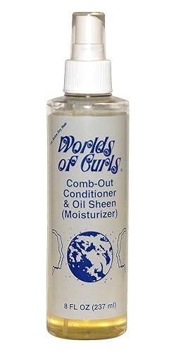 World Of Curls Worlds Of Curls Comb Out Conditioner, Regular, 8 Oz (STW21-1)