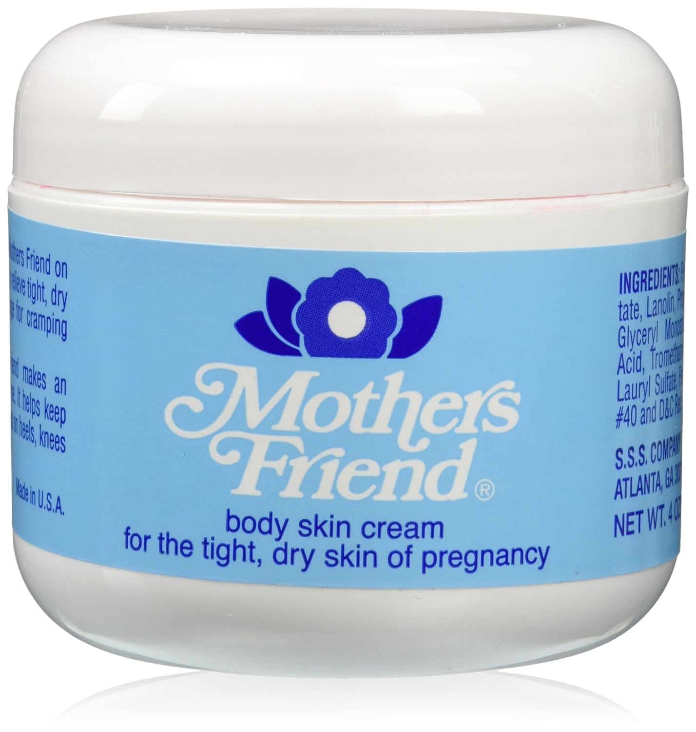 Mothers Friend Body Skin Cream 4 oz (Pack of 3)