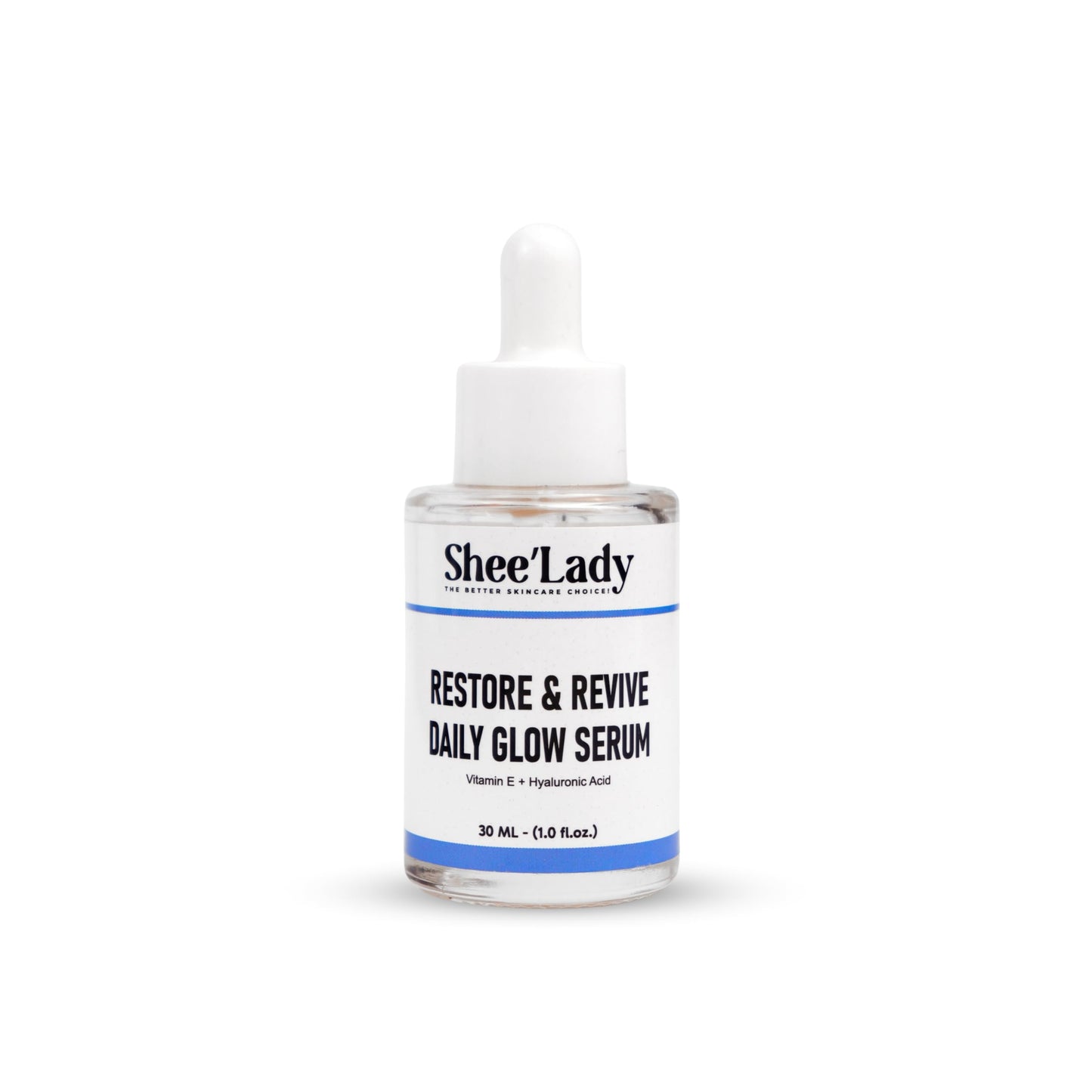 Shee'lady Restore & Revive Daily Glow Serum Daily Anti-Aging Wrinkle and Skin Tone Skin Care Treatment, Brightening Serum, Stocking Stuffers for Men