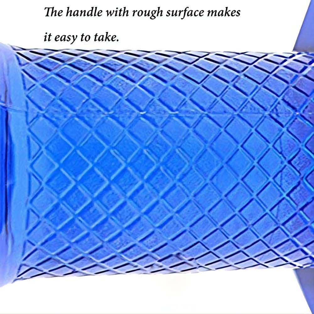 75 Oz (2.2 L) Dumbbell Shaped Water Bottle | Big Capacity | BPA Free | Flip Top Leak Proof lid | Blue