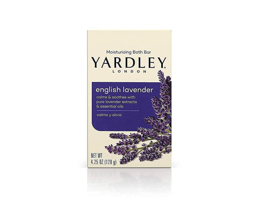 Yardley London English Lavender 4 Bar 4.25 oz (Packaging may vary)