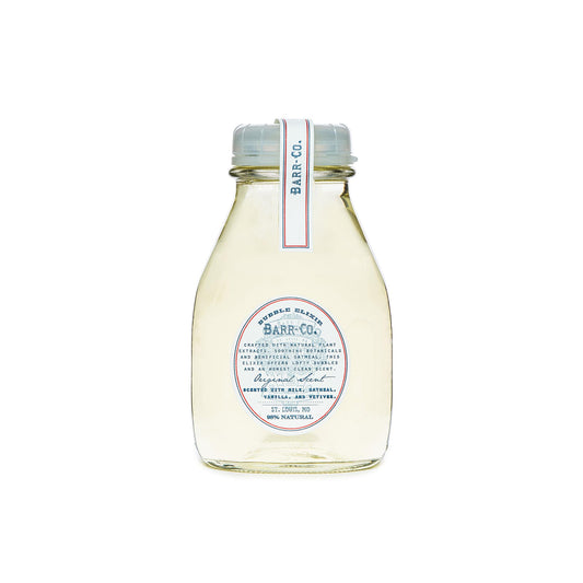 Barr-Co. Original Scent Bubble Bath Elixir, Vanilla Coconut Bath Soap with Oatmeal and Vetiver, Relaxing Bath Products for Women & Men, Natural Bath Beauty and Personal Care BARR-CO