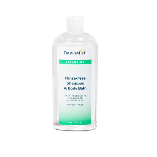 Dukal DawnMist Rinse Free Shampoo and Body Bath 16 oz Beauty & Personal Care Dukal