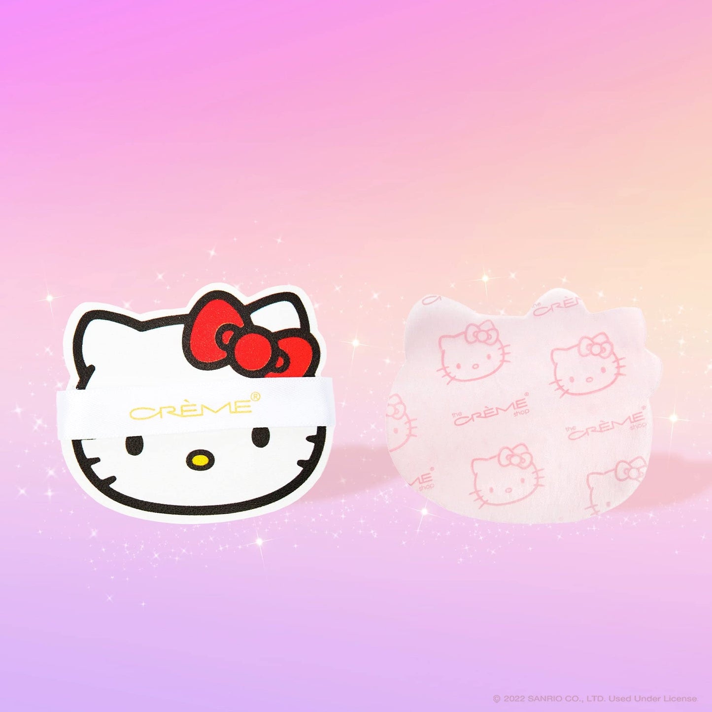 The Creme Shop Hello Kitty Mattifying Blotting Paper + Reusable Mirror Compact (Limited Edition), Pack of 1, 1.0 Count