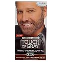 JUST FOR MEN Touch of Gray Hair Color, Mustache & Beard Kit, Light & Medium Brown B-25/35, 1 ea (Pack of 4)