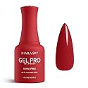 KIARA SKY Gel Pro HEMA-Free Gel Nail Polish | Full Coverage, 28+ Day Wear, Self-Leveling, UV/LED Soak-Off, 0.5 fl oz | Hanging By A Red #122 Beauty & Personal Care KIARA SKY