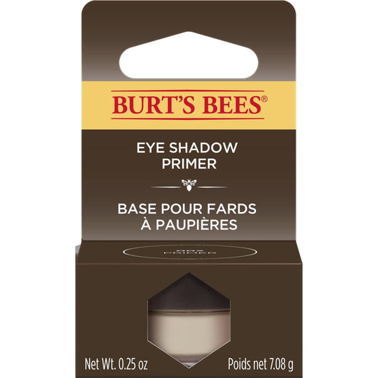 Burt's Bees Eye Shadow Primer, Neutral Ultra Sheer/Translucent Beige Color, Extends Wear For Powder Eye Shadow, For All Skin Tones - 0.25 Ounce