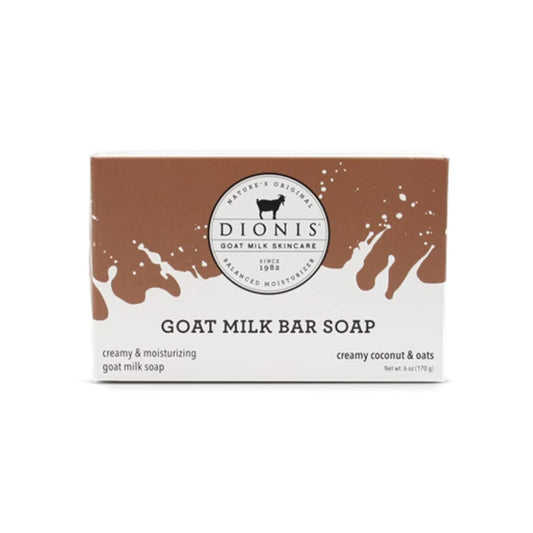 Dionis Goat Milk Skincare 6oz Creamy Coconut & Oats Scented Hand & Body Bar Soap - Moisturize, Restore, For All Skin Types, Non Greasy, No Residue Beauty & Personal Care Dionis