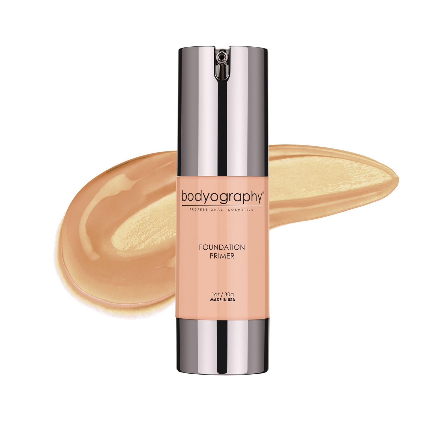 BODYOGRAPHY - Foundation Primer (Neutral): Flawless Anti-Aging Salon Makeup Primer w/Vitamin E, A, Jojoba, Grapeseed Oil | Control Shine |