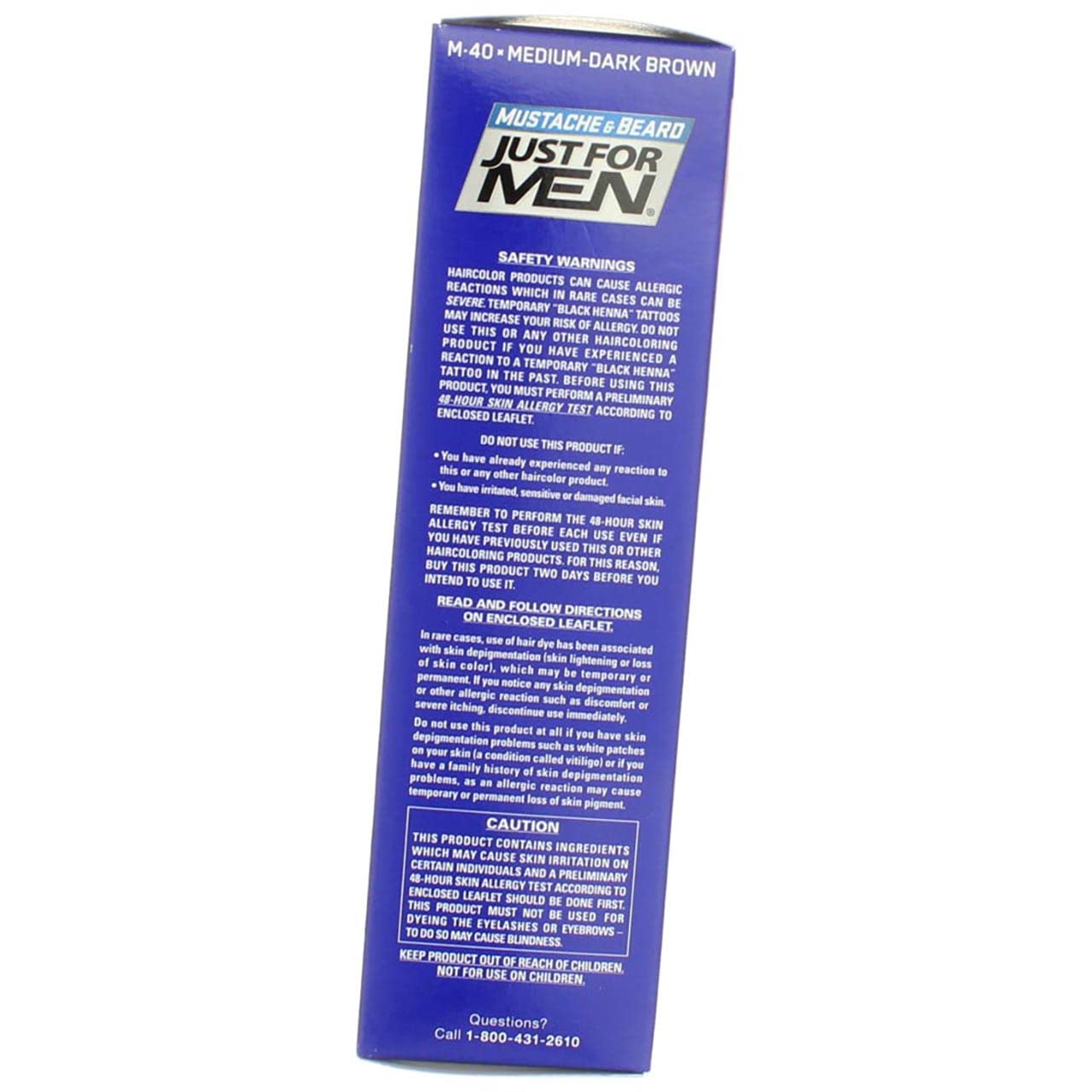 Just For Men Color Gel Mustache/Beard/Sideburns 95 Medium-Dark Brown