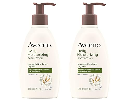 Aveeno Daily Moisturizing Lotion 12 Ounce Pump (354ml) (2 Pack)