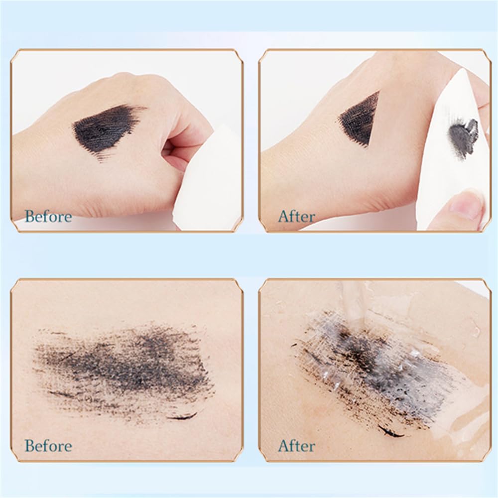 Ultra Fine Brush Black Mascara, For tiny and lower eyelashes, Small soft brush, No clumping, Waterproof, Lengthening(1 Pcs)