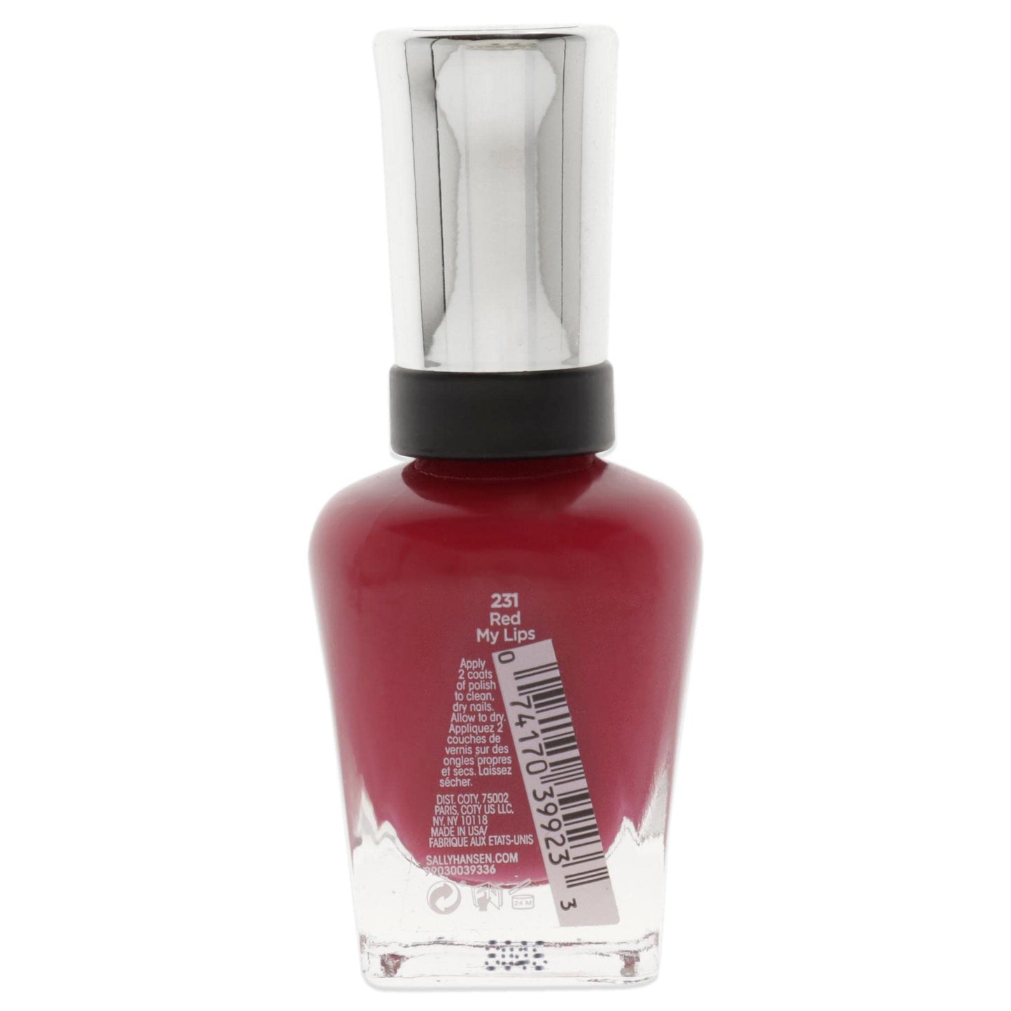Sally Hansen Complete Salon Manicure Nail Polish, Red My Lips, 0.5 Fluid Ounce Beauty & Personal Care Sally Hansen
