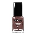 LONDONTOWN lakur Nail Polish - Chip-Resistant, Non-Toxic, Conditions & Hydrates Nails | Glossy Creamy Brown, Natural Charm, .40 fl oz
