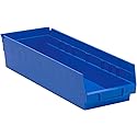 Quantum Storage Systems, QSB104BL, Shlf Bin, 17-7/8 In. L, 6-5/8 In. W, 4 In H