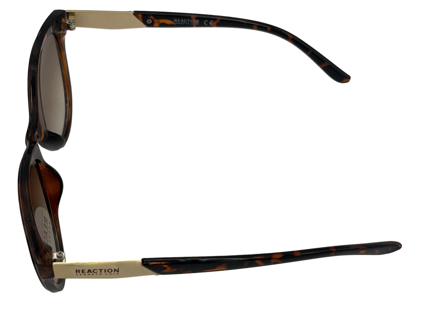 Kenneth Cole Reaction Womens Plastic Cat Eye Tortoise Gold Sunglass KC1397. 52F
