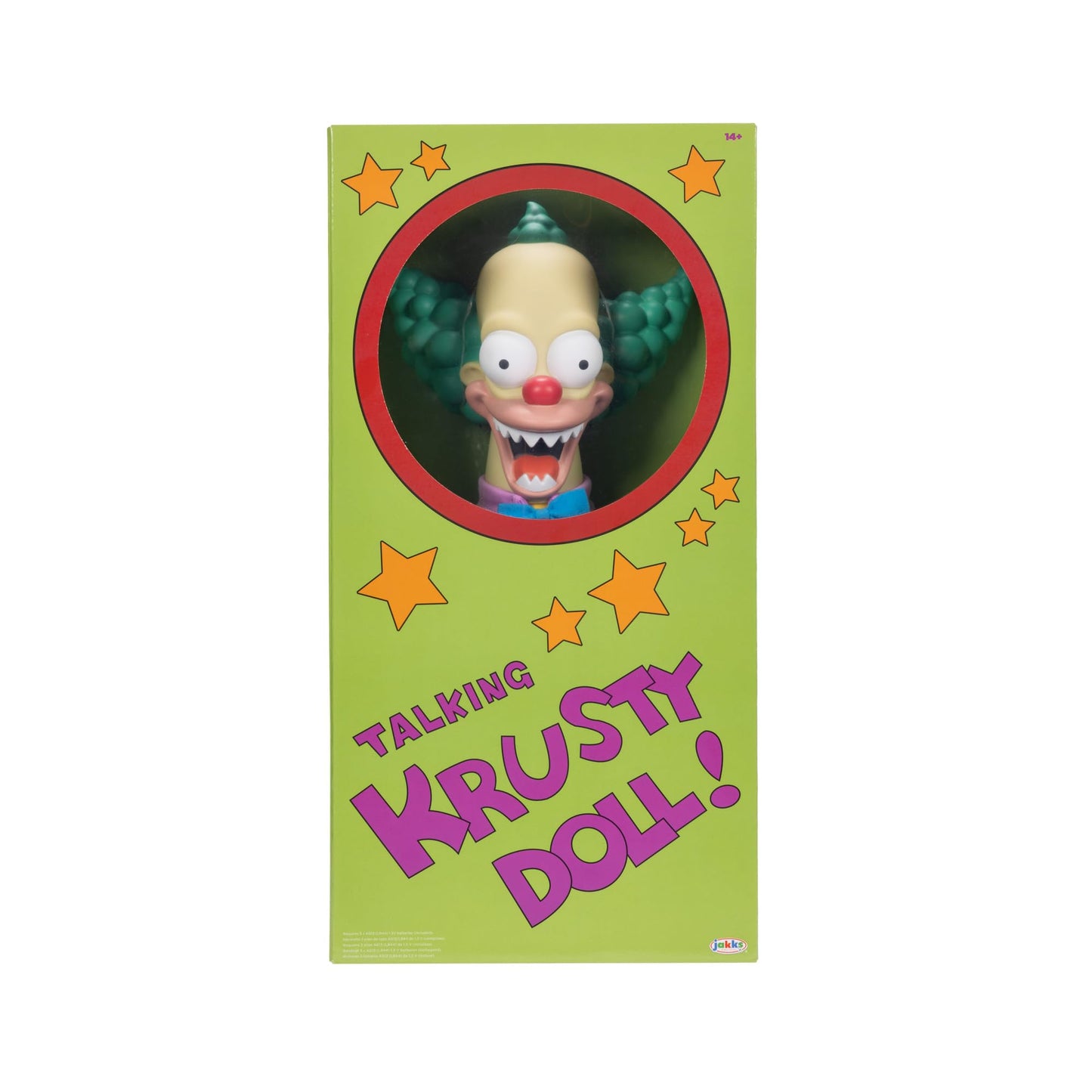 Disney The Simpsons Talking Krusty Doll Plush, 16-Inches Tall Good and Evil Krusty Pull String Doll Toy, from The Classic Treehouse of Horror III…