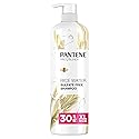 Pantene Sulfate Free Shampoo with Rice Water, Protects Natural Hair Growth, Volumizing, for Women, Nutrient Infused with Vitamin B5, Safe for Color