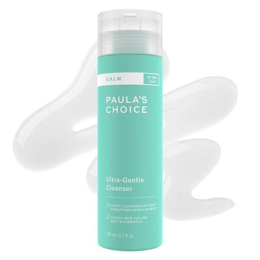 Paula's Choice CALM Ultra-Gentle Face Cleanser for Sensitive Skin, Facial Wash, Calms + Soothes Redness, Daily Face Wash for Rosacea-Prone