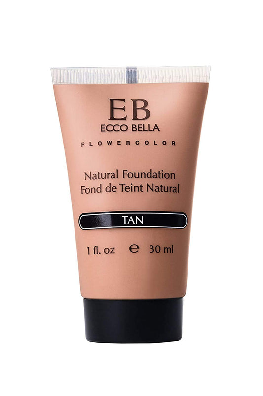Ecco Bella Liquid Foundation Makeup - Lightweight, Buildable Coverage - Hydrating Foundation - Clean Foundation Makeup, Vegan - Protects & Hydrates