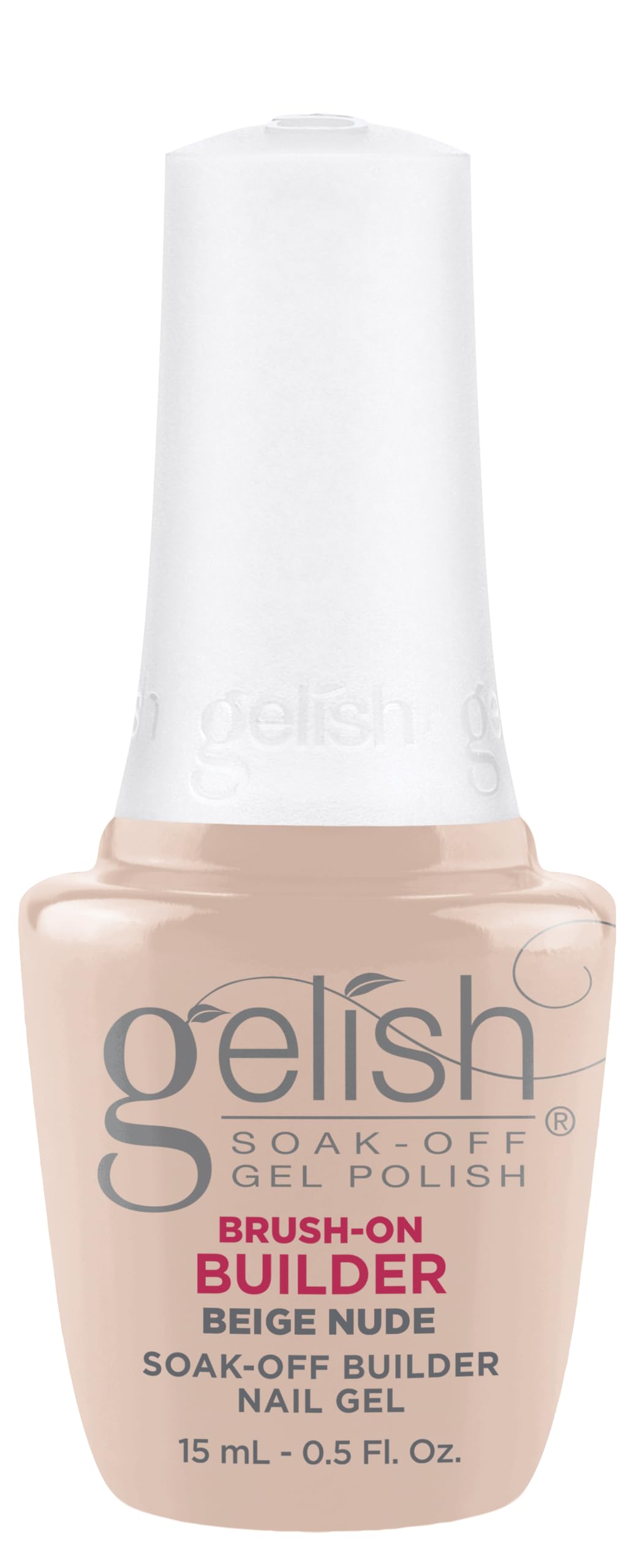 Gelish TPO-Free Soak-Off Brush-On Builder - Beige Nude, 15 mL Beauty & Personal Care Gelish